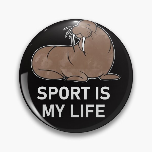 Item preview, Sport funny walrus saying designed and sold by Imutobi.
