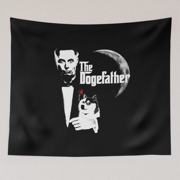 Item preview, Elon Musk the dogefather designed and sold by kavanagh515h.