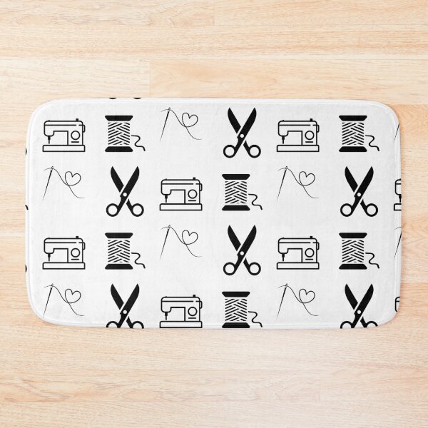Item preview, Sewing scissors, needle, spool, and sewing machine designed and sold by shaune23.