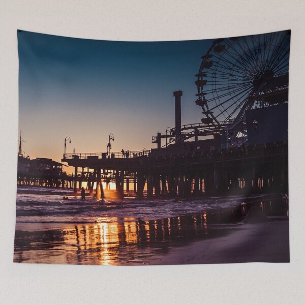 Item preview, Santa Monica Beach CA Pretty Sunset designed and sold by Piper-Deals.