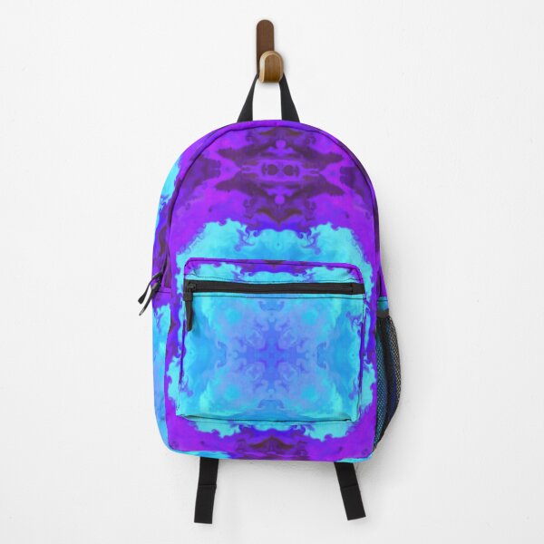 Artikelvorschau, Psychedelisches Kaleidoskop Blau und Lila entworfen und verkauft von WormholeOrbital.