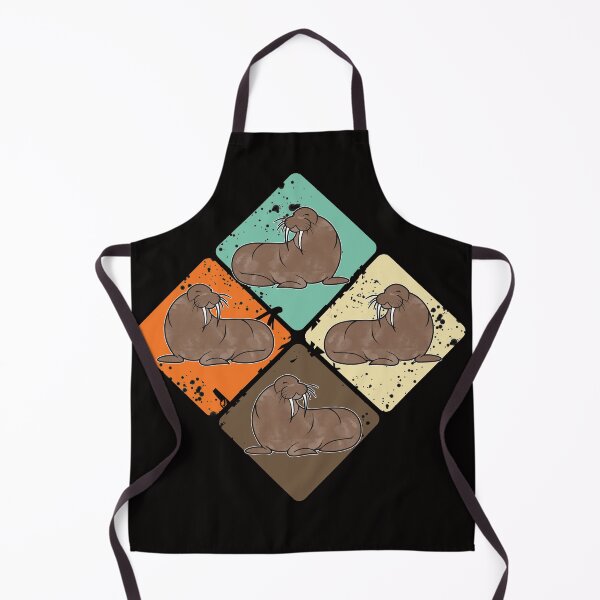 Item preview, Walrus Colorful Retro Vintage designed and sold by Imutobi.