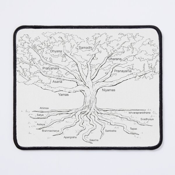 Aperçu de l'œuvre Arbre de yoga à 8 branches par Justin Lorenzen créée et vendue par Charla Lorenzen.