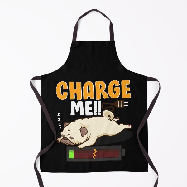 Item preview, Pug Sleeping Charge Me Funny Sleeping Pug T Shirt Merch designed and sold by PRINTS2HOT.