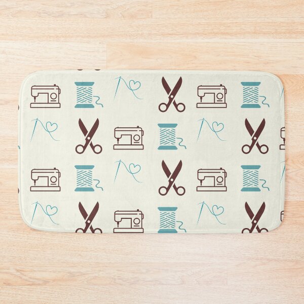 Item preview, Sewing needle, scissors, spool, and sewing machine designed and sold by shaune23.