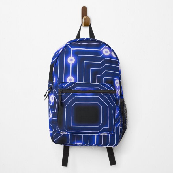 Item preview, Blue Electronic chip-circuit board, bit, electronic, circuit, retro style designed and sold by Harshler-Art.