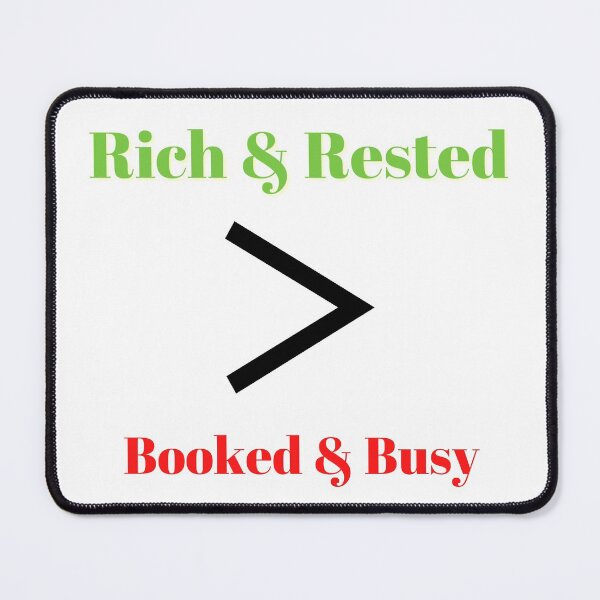 Item preview, Rich & Rested Booked & Busy designed and sold by 52andretired.