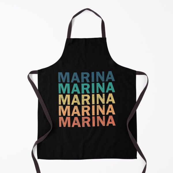 Aperçu de l'œuvre Marina Name T Shirt - Marina Vintage Retro Marina Name Gift Item Tee créée et vendue par lawkeira11.