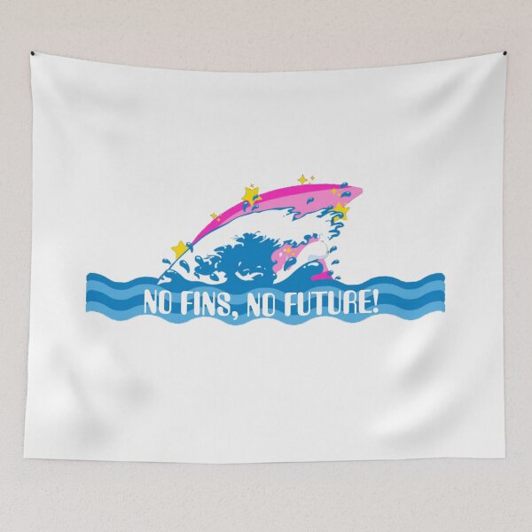 Item preview, No Fins No Future  designed and sold by mewsis.