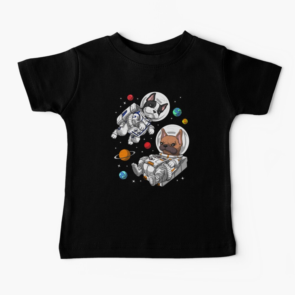 French Bulldog Astronaut Baby T-Shirt