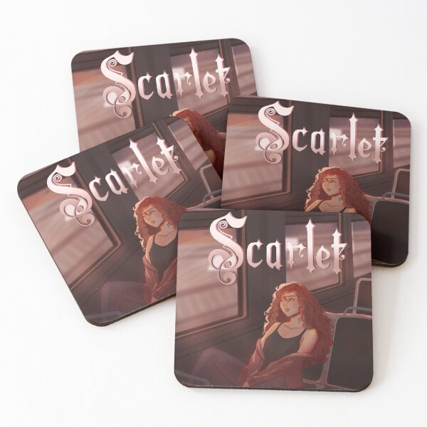 Item preview, Scarlet Book Art designed and sold by Hachandraws.