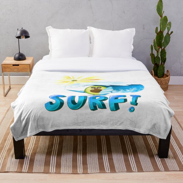 Item preview, funny avocado surfing, gift designed and sold by coolprintstore.