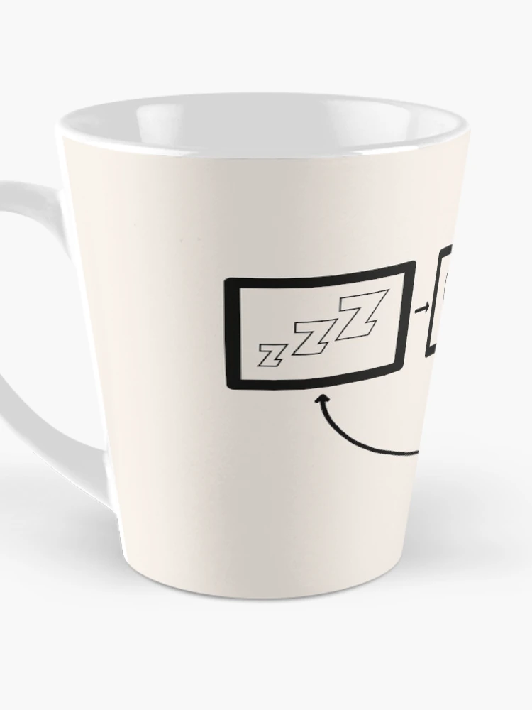 Thumbnail 3 of 4, Coffee Mug, Sleep Coffee Ride Repeat designed and sold by RabeDesigns.