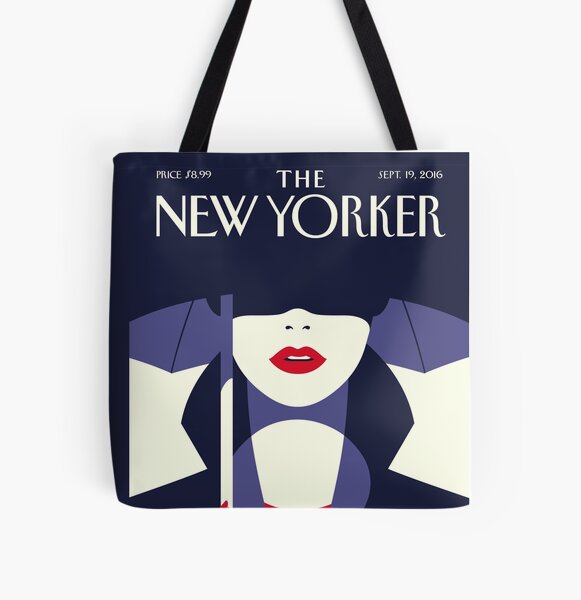 Women Inside The New Yorker All Over Print Tote Bag