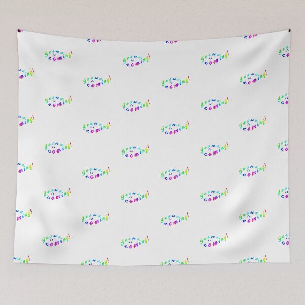 Item preview, Colourful "Jesus is Coming" fish design designed and sold by LindaCooke.