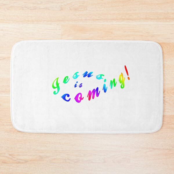 Item preview, Colourful "Jesus is Coming" fish design designed and sold by LindaCooke.