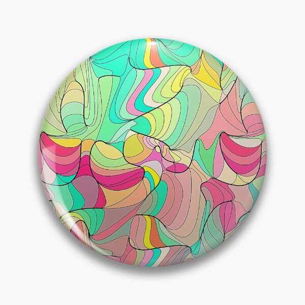 Item preview, Abstract geometric modern colorful pattern designed and sold by cutecrazytshirt.