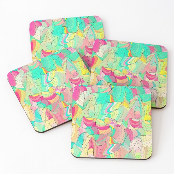 Item preview, Abstract geometric modern colorful pattern designed and sold by cutecrazytshirt.