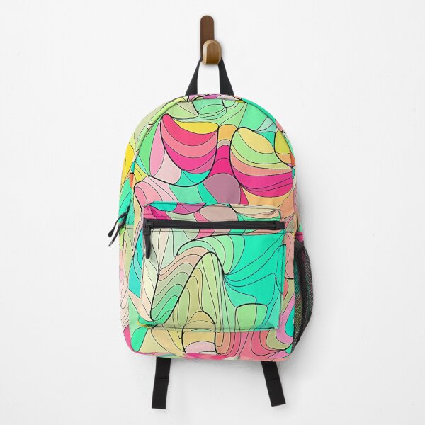 Item preview, Abstract geometric modern colorful pattern designed and sold by cutecrazytshirt.