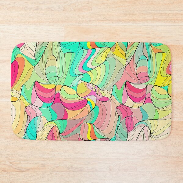 Item preview, Abstract geometric modern colorful pattern designed and sold by cutecrazytshirt.