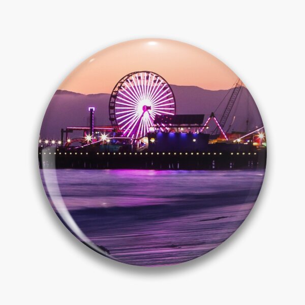 Item preview, Santa Monica Beach CA Purple Sunset designed and sold by Piper-Deals.