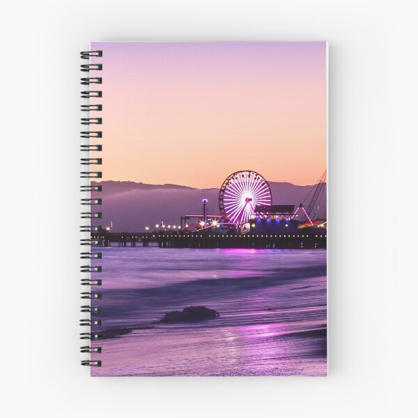 Item preview, Santa Monica Beach CA Purple Sunset designed and sold by Piper-Deals.