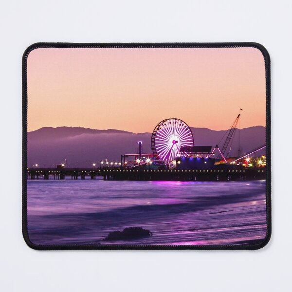 Item preview, Santa Monica Beach CA Purple Sunset designed and sold by Piper-Deals.