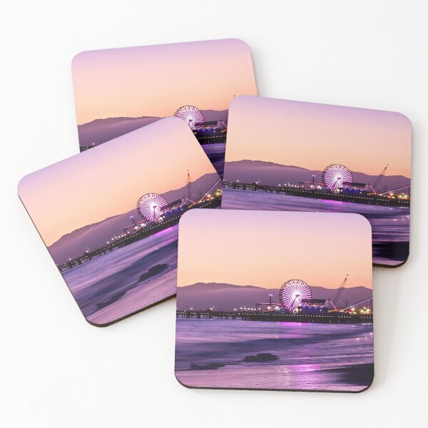 Item preview, Santa Monica Beach CA Purple Sunset designed and sold by Piper-Deals.