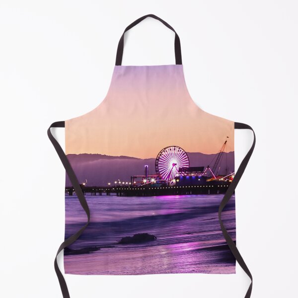 Item preview, Santa Monica Beach CA Purple Sunset designed and sold by Piper-Deals.
