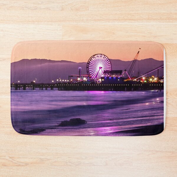 Item preview, Santa Monica Beach CA Purple Sunset designed and sold by Piper-Deals.