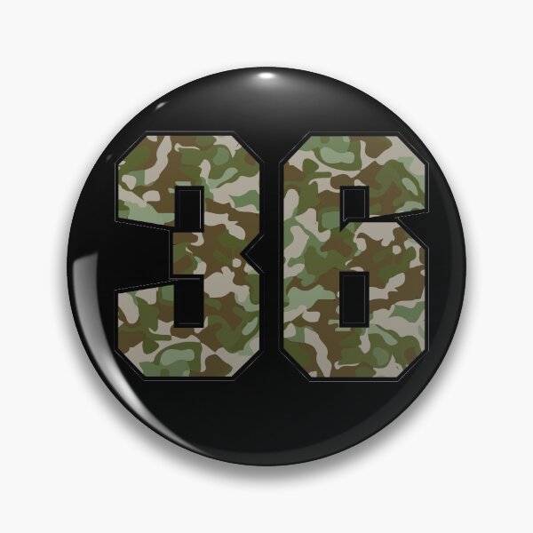 Item preview, Army Camouflage Number Thirty-Six Soldiers Lucky Number 36 designed and sold by Urosek.