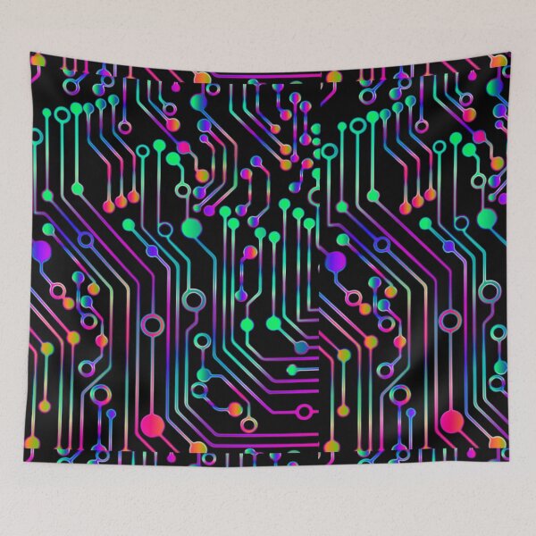 Item preview, RGB circuit, Electronic chip, computer network, blueprint, electronic designed and sold by Harshler-Art.