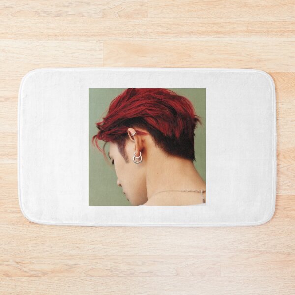 Item preview, TXT Yeonjun Red Hair Earrings Modelling designed and sold by welovers.