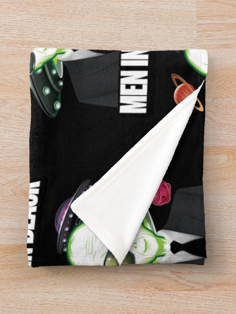 Thumbnail 3 of 6, Throw Blanket, Men In Black,Ufo designed and sold by RIGHTCHUS.