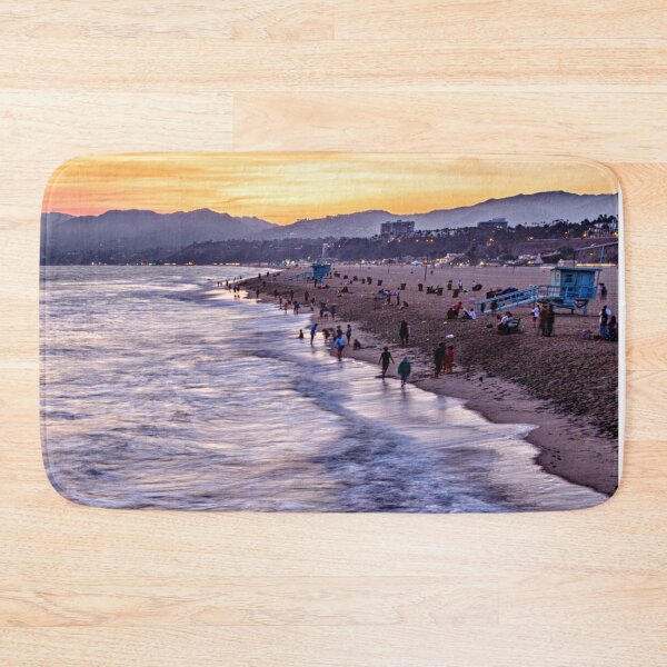 Item preview, Santa Monica Beach CA Crowded Sunset designed and sold by Piper-Deals.