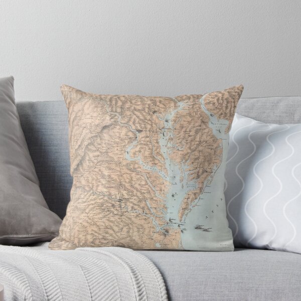 Item preview, Vintage Map of The Chesapeake Bay (1861) designed and sold by BravuraMedia.