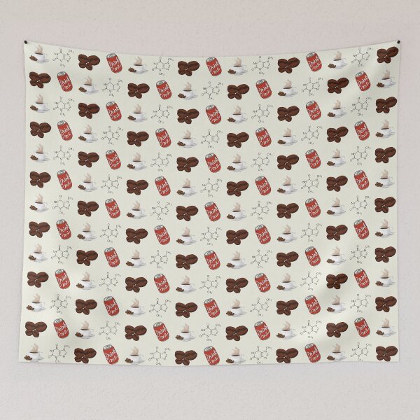 Item preview, Caffeine, drink coffee to wake up refreshed designed and sold by shaune23.