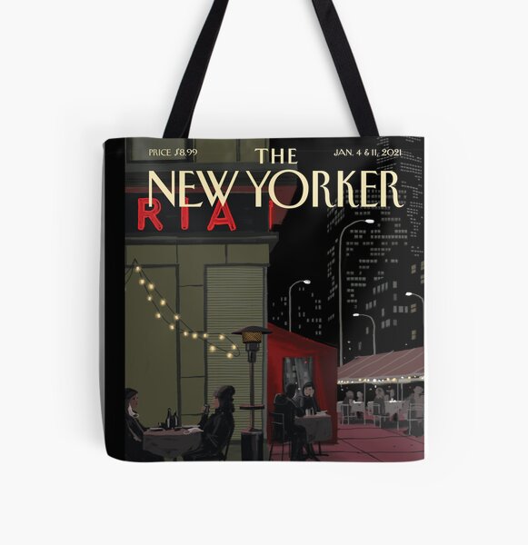 The New Yorker Tote Bag, Vintage New Yorker Tote, Aesthetic Tote Bag, Retro  Tote Bag, 90s Tote Bag, Artsy Tote Bag, Art Tote Bag, Book Tote 