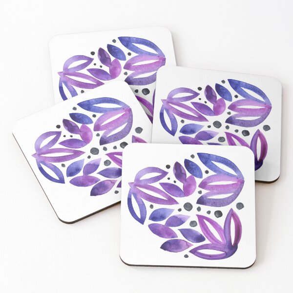 Item preview, Bold Blooms - Purple designed and sold by Marie Funseth.