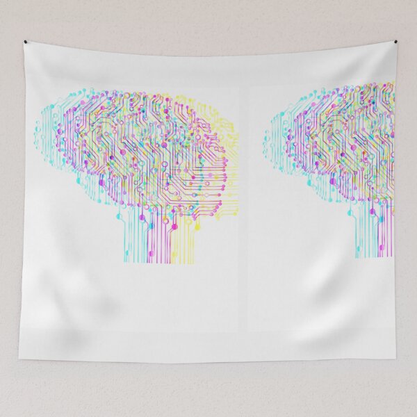 Item preview, Brain circuit board, blueprint, electronic designed and sold by Harshler-Art.