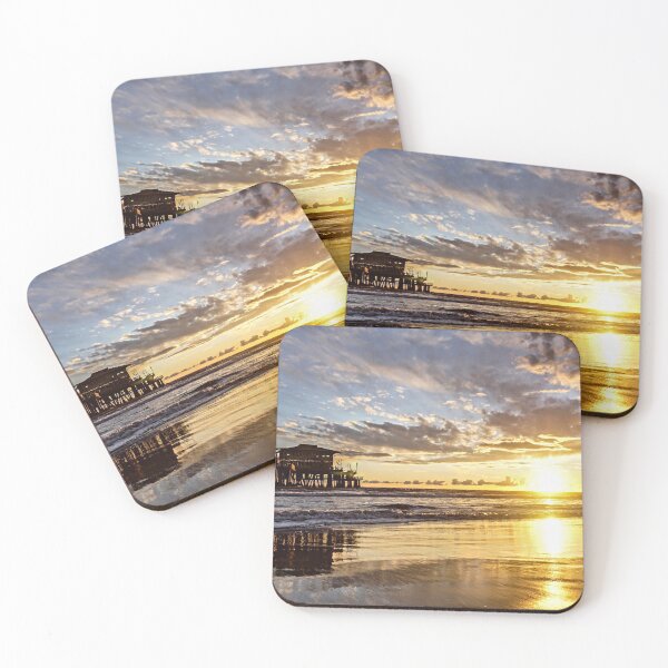 Item preview, Santa Monica Beach CA Majestic Sunset designed and sold by Piper-Deals.