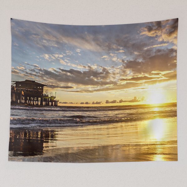 Item preview, Santa Monica Beach CA Majestic Sunset designed and sold by Piper-Deals.