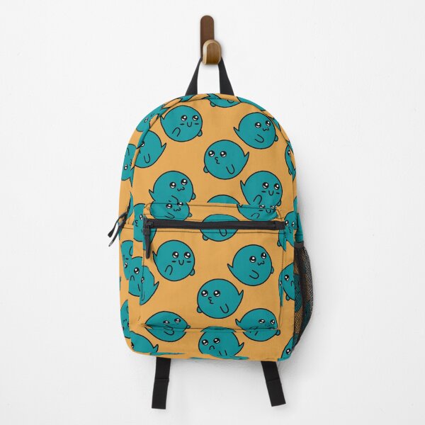 Item preview, Teal and Orange Ghost Pattern designed and sold by Jelly Turnip.