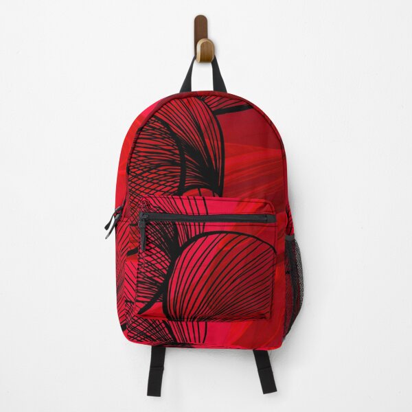 Item preview, Red Abstract Leaves designed and sold by Taleahsdesigns.