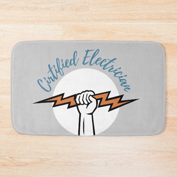 Item preview, Certified Electrician art designed and sold by EngineersArt.