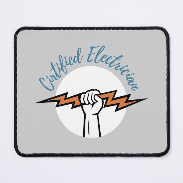Item preview, Certified Electrician art designed and sold by EngineersArt.