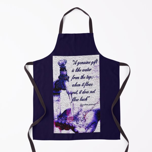 Item preview, African proverb - "A genuine gift is like water" designed and sold by Tony Cisse.