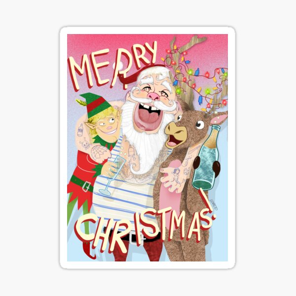 Merry Christmas! Sticker
