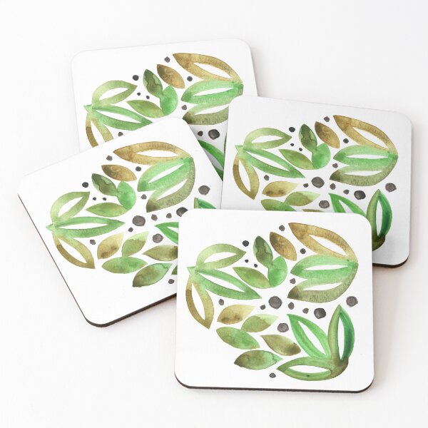 Item preview, Bold Blooms - Green designed and sold by Marie Funseth.