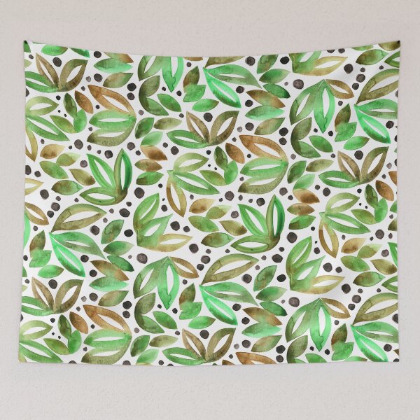 Item preview, Bold Blooms - Green designed and sold by Marie Funseth.